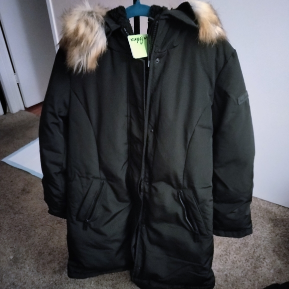 Sam Edelman black fur coat - Picture 9 of 12